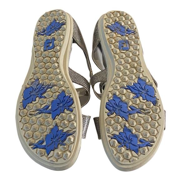 FootJoy Naples Collection‎ Spikeless Golf Sandals Womens 11 Gray Golfing Summer - Picture 6 of 12